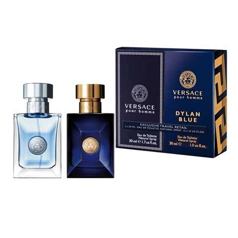 versace pour homme dylan blue travel set|versace dylan blue best price.